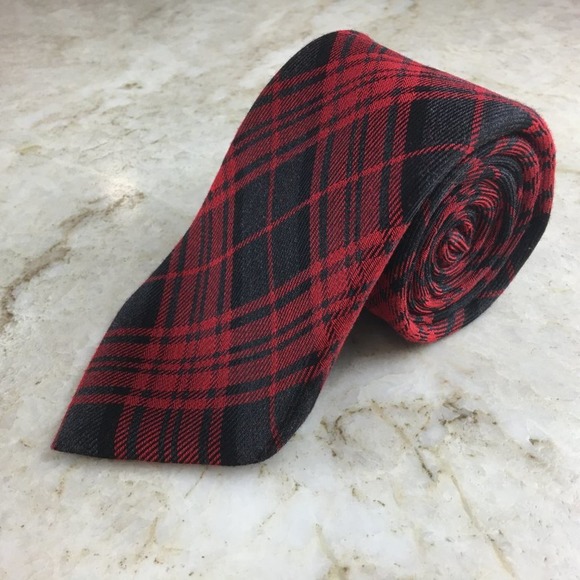 MERONA PLAID TIE - Picture 1 of 9